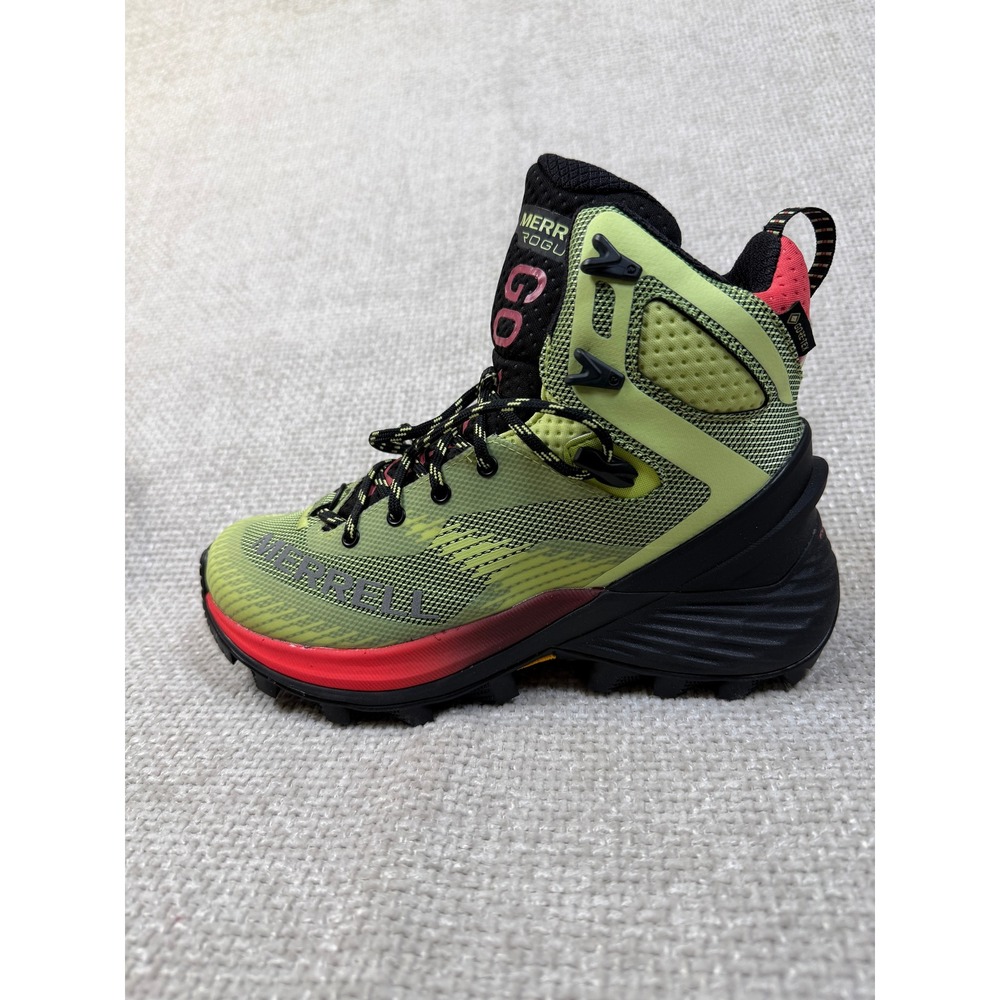 Merrell Rogue Hiker Mid GTX Womens 6.5 Mantis, New with Box. Gore-Tex Waterproof - Picture 3 of 15